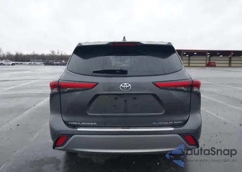2021 Toyota Highlander Platinum from USA, damaged, VIN 5TDFZRBH7MS106875